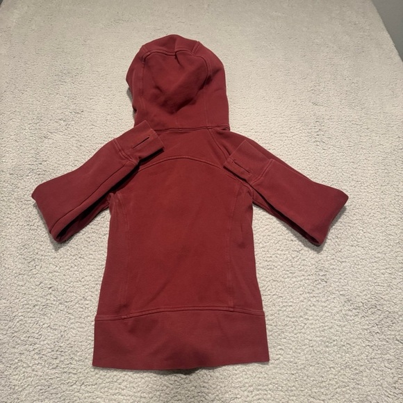 Lululemon Scuba Full Zip Hoodie size 2 mlwi mulled wine gold - Picture 2 of 14